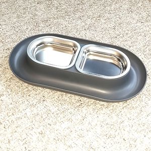 Designer Cat & Dog Pet Food & Water Dish